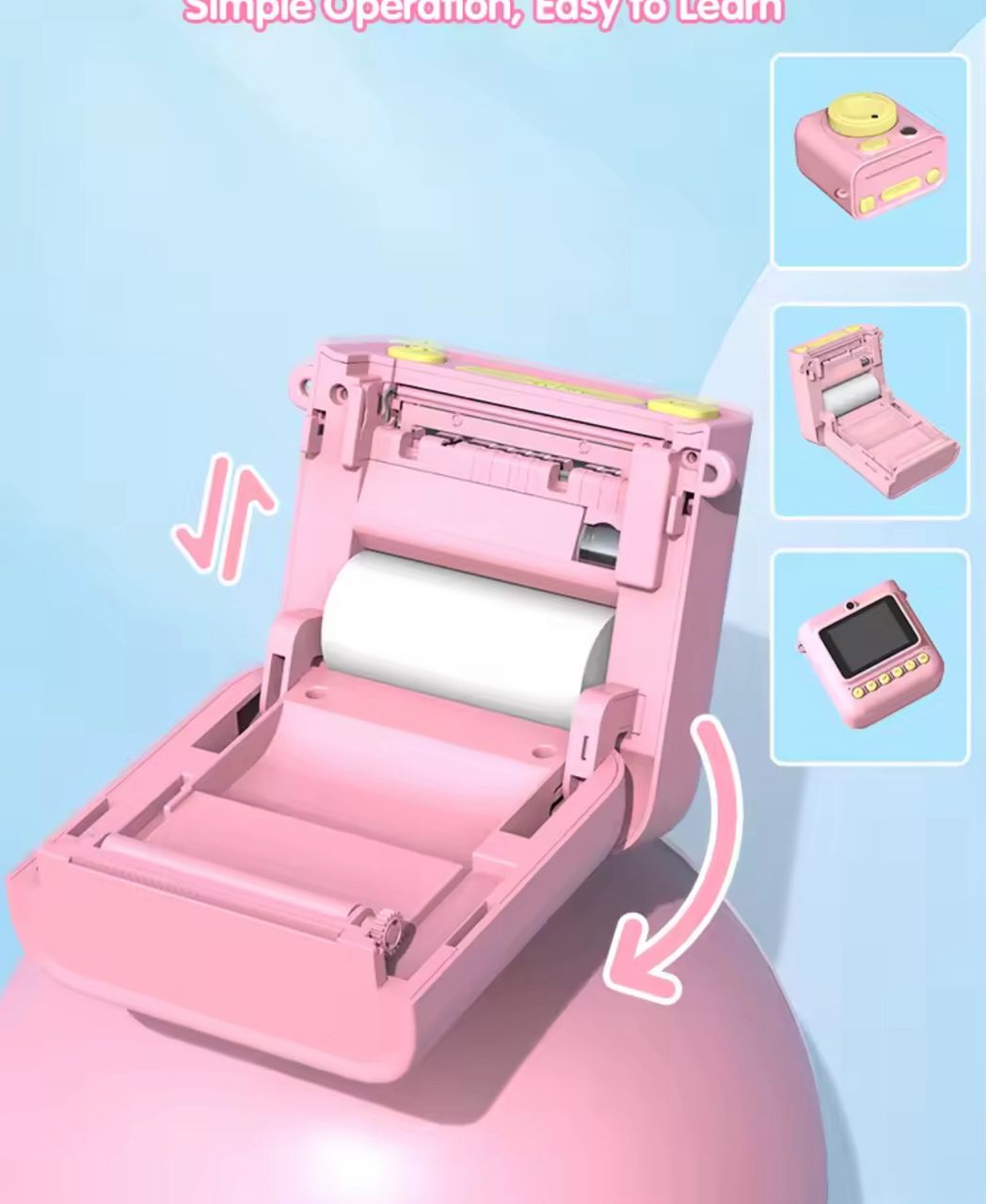 Appareil photo enfants kids print imprimante