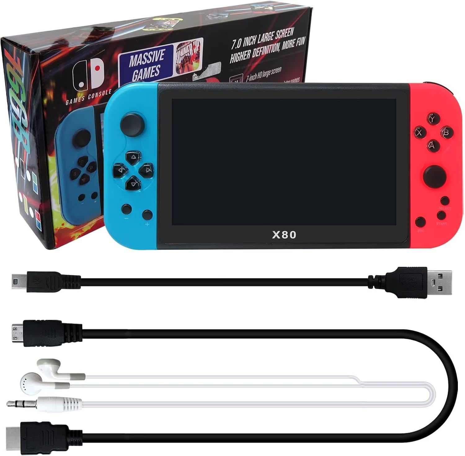 Console de jeu portable X80